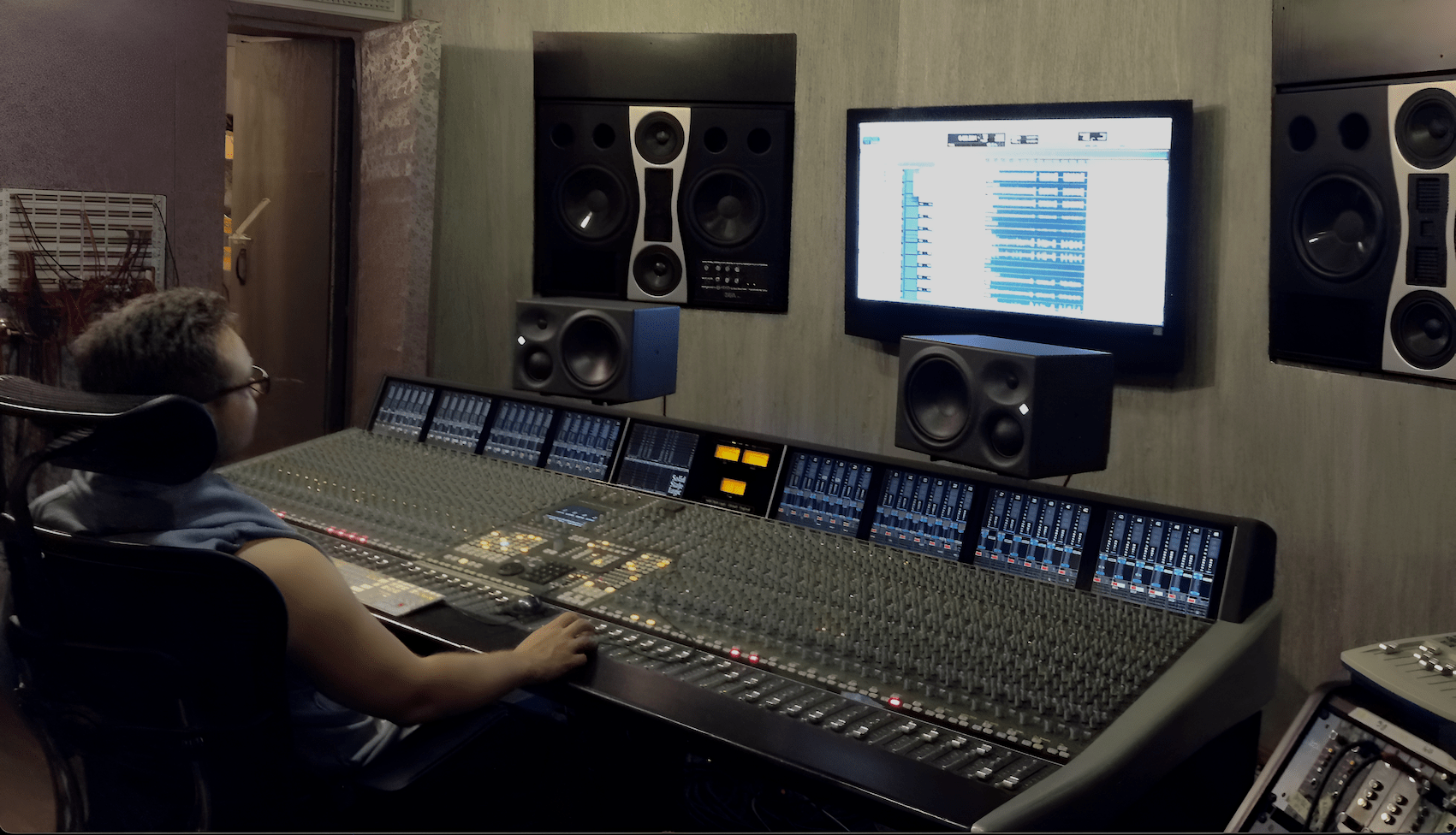 Andrzej Szydło at the studio